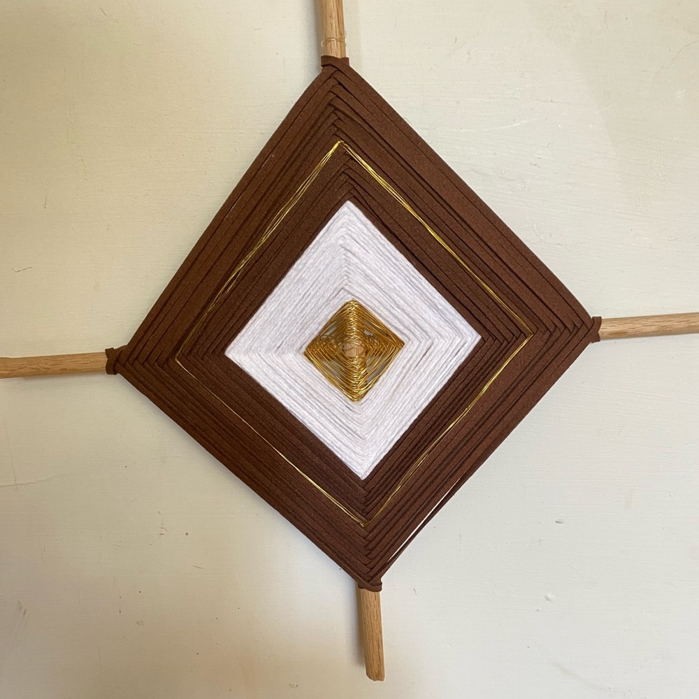 Handmade 7x7” (sticks 14”x14)